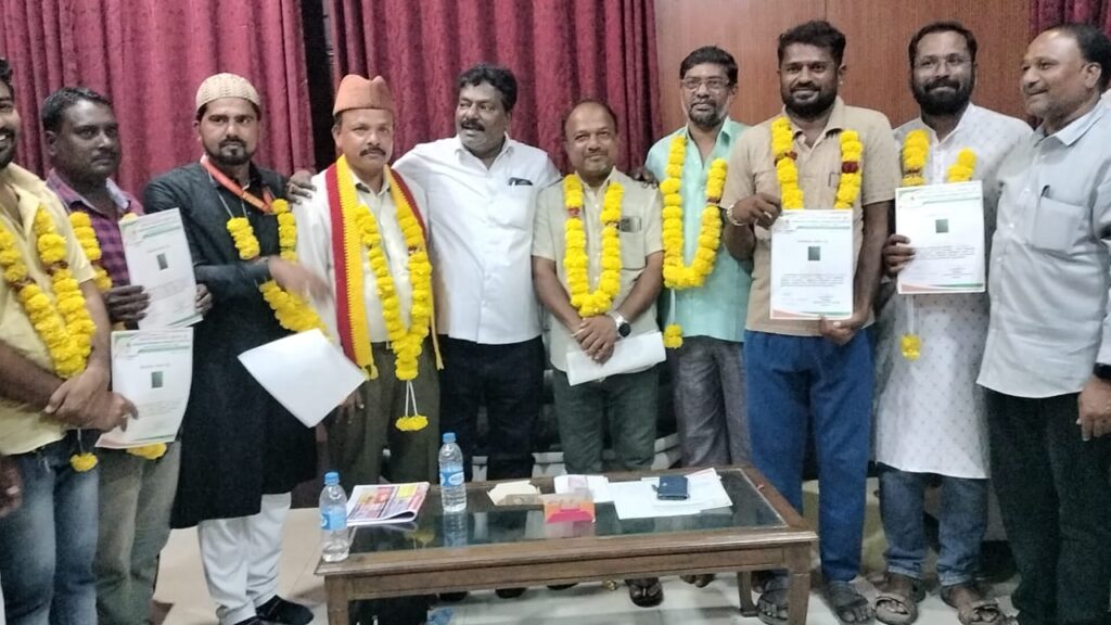 Shivu Rathod elected as President of Hunsagi Taluk