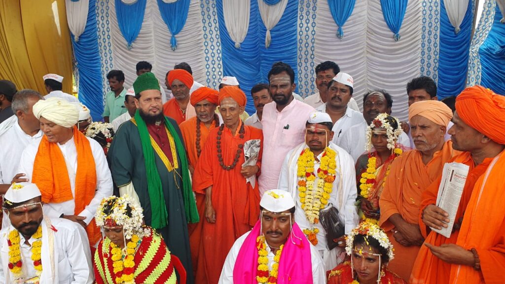 21 couples who entered a new life in a mass wedding celebration