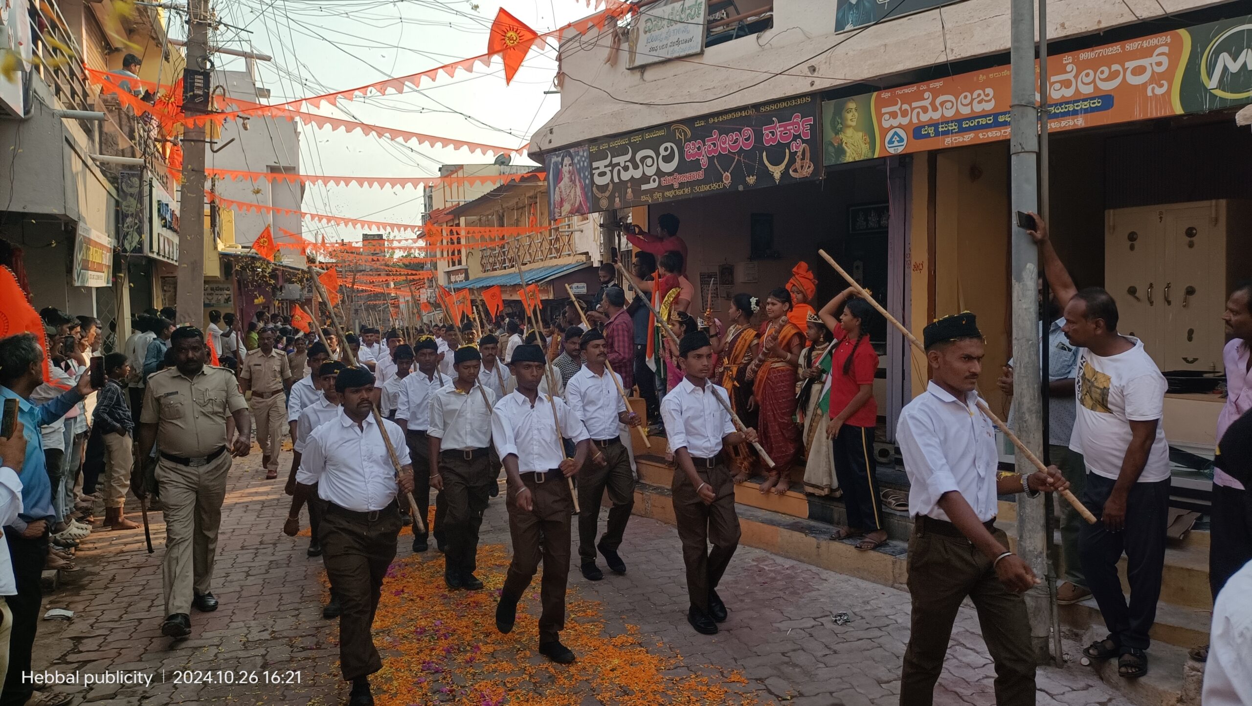 ಮುದ್ದೇಬಿಹಾಳದಲ್ಲಿ RSS ಪಥಸಂಚಲನ ; ಸಾಂಘಿಕ ಶಕ್ತಿ ಅನಾವರಣ