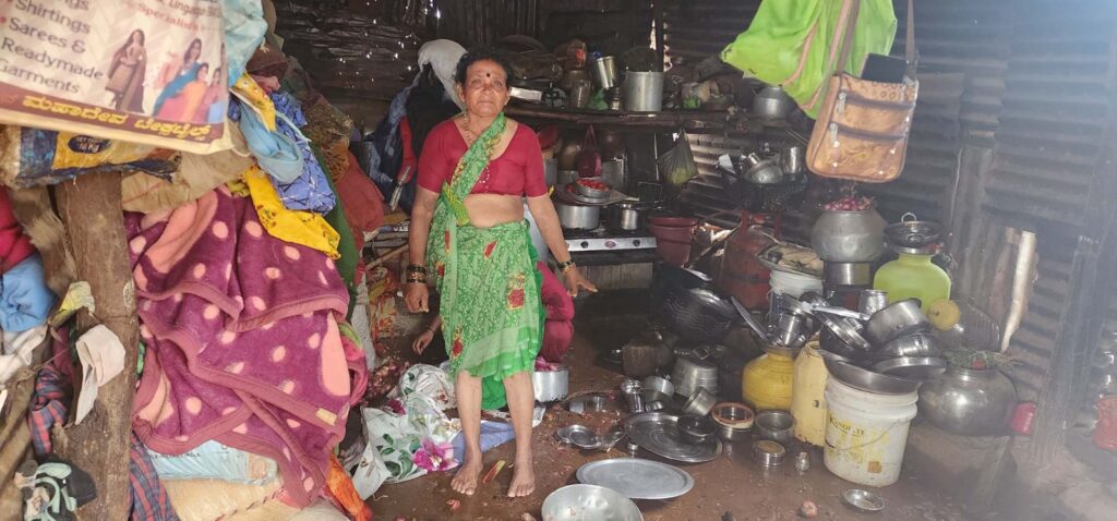 Heavy rains in Muddebihal: Rain water entered the shed