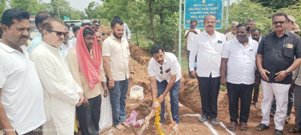 Hiremurala-Kesapur road development work started