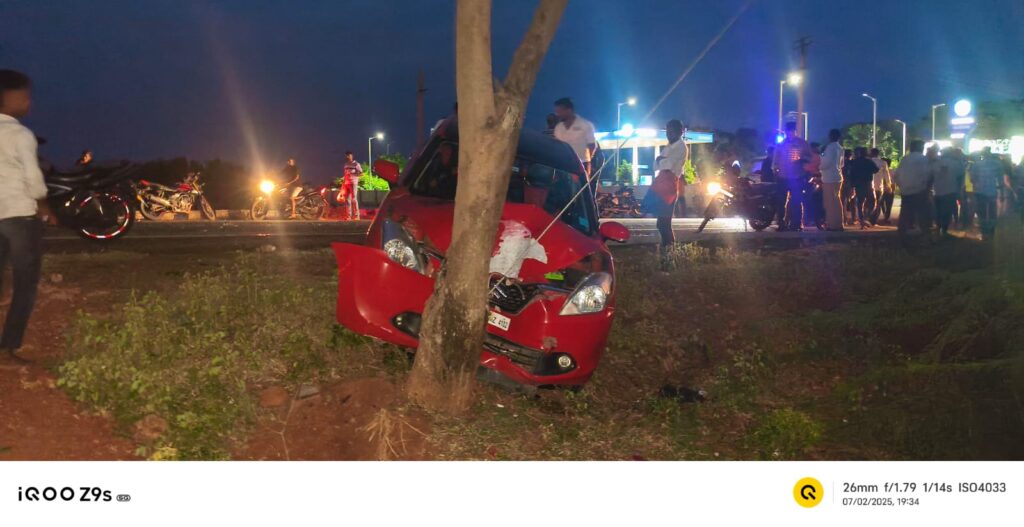 Car accident injures one person