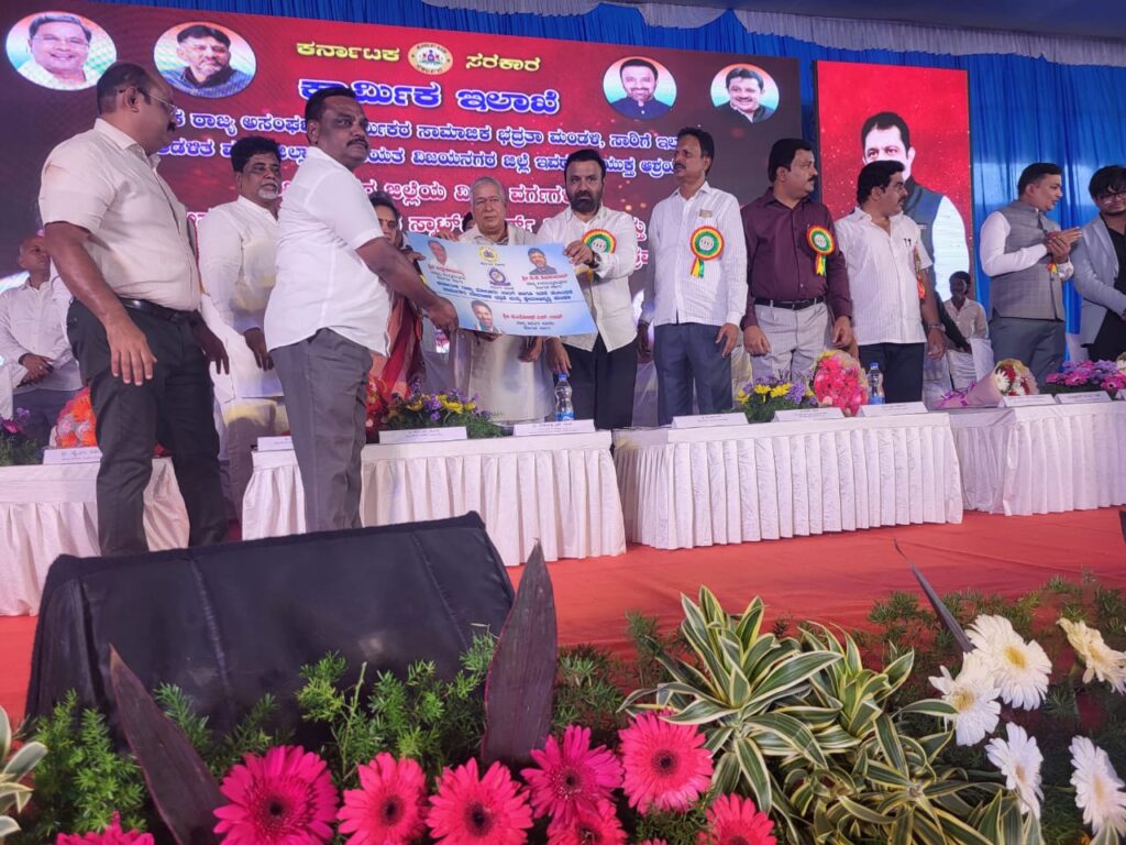 Siddaramaiah-led government is the only government that gives money to the people: Minister Santhosh Lad