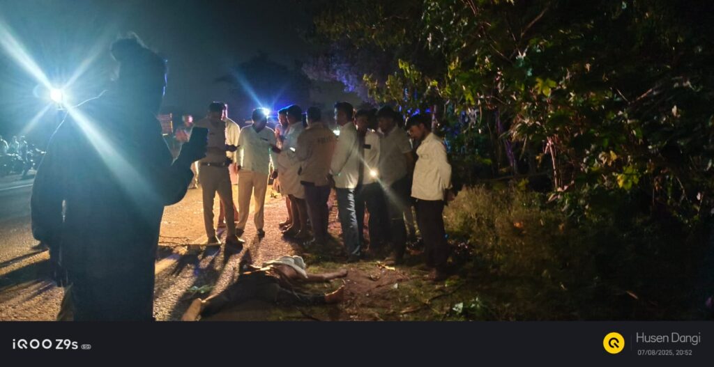Pedestrian dies in road accident