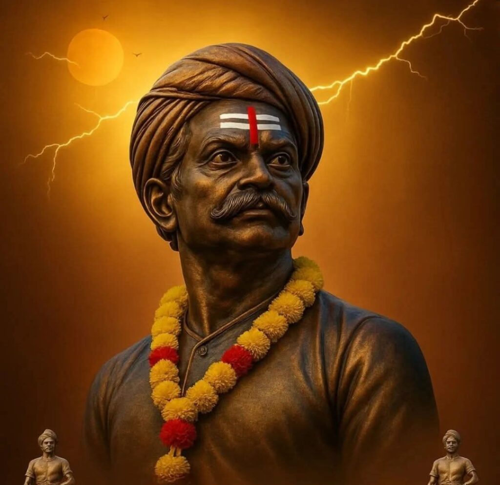 Installation of Sangolli Rayanna Murthy at Kuntoji on August 1st