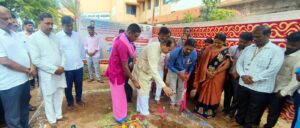 Bhumi Puja by MLA Nad Gowda: Inauguration of Health Unit Laboratory