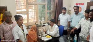 103 patients selected for surgery: Eye health screening of 250 patients