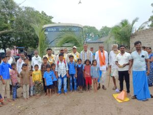 A teacher who arranged a bus to the last village of the district