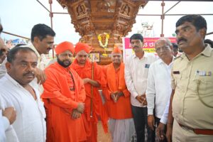 Inauguration of the new chariot at Kuntoji