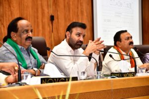 Let the project report be the compass for comprehensive development of the district: Minister Santosh Lad