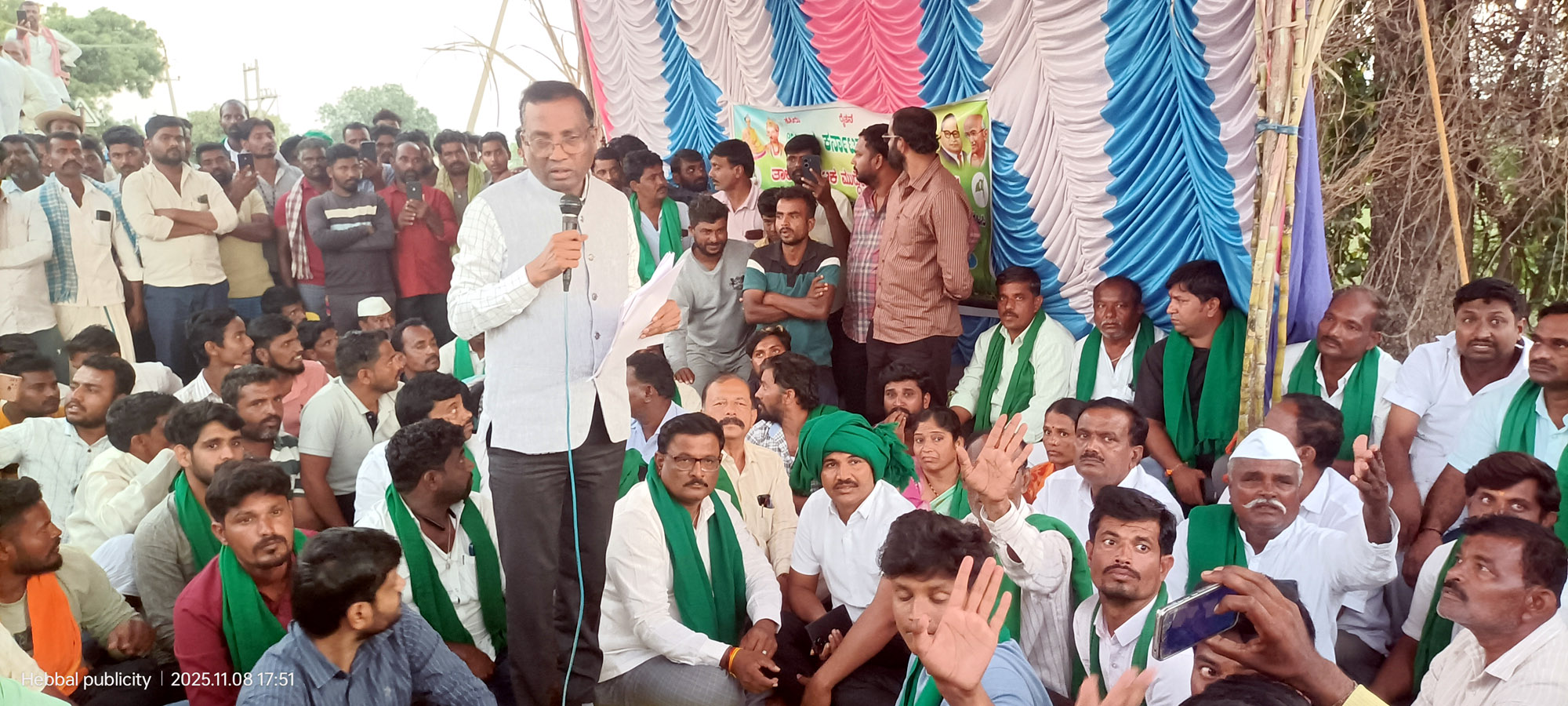 ಐದು ದಿನಗಳ ಹೋರಾಟ ಅಂತ್ಯ :                                       ಟನ್ ಕಬ್ಬಿಗೆ 3264 – ಬಾಲಾಜಿ ಸಕ್ಕರೆ ಕಾರ್ಖಾನೆ ಆಡಳಿತ ಮಂಡಳಿ  ಅಧಿಕೃತ ಘೋಷಣೆ