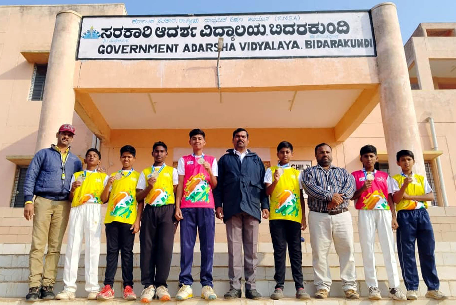 ಅಂತರಾಷ್ಟ್ರೀಯ ಕ್ರಿಕೆಟ್ ಪಂದ್ಯಾವಳಿಗೆ ಆರ್.ಎಂ.ಎಸ್.ಎ ವಿದ್ಯಾರ್ಥಿಗಳು ಆಯ್ಕೆ