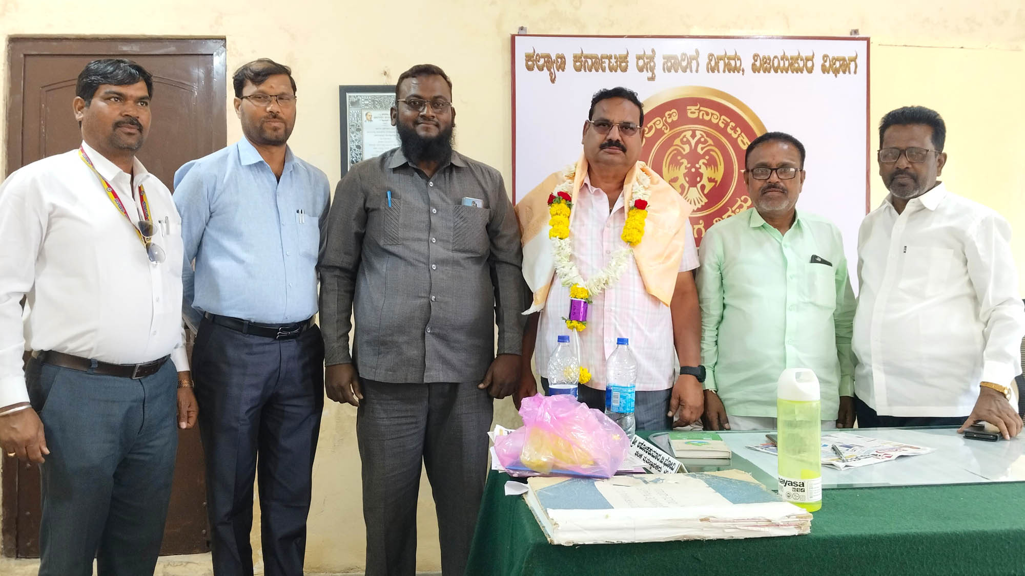 ಕೆಕೆಆರ್‌ಟಿಸಿ ನೂತನ ಘಟಕ ವ್ಯವಸ್ಥಾಪಕರಾಗಿ ಅಶೋಕಕುಮಾರ ಭೋವಿ ಅಧಿಕಾರ ಸ್ವೀಕಾರ