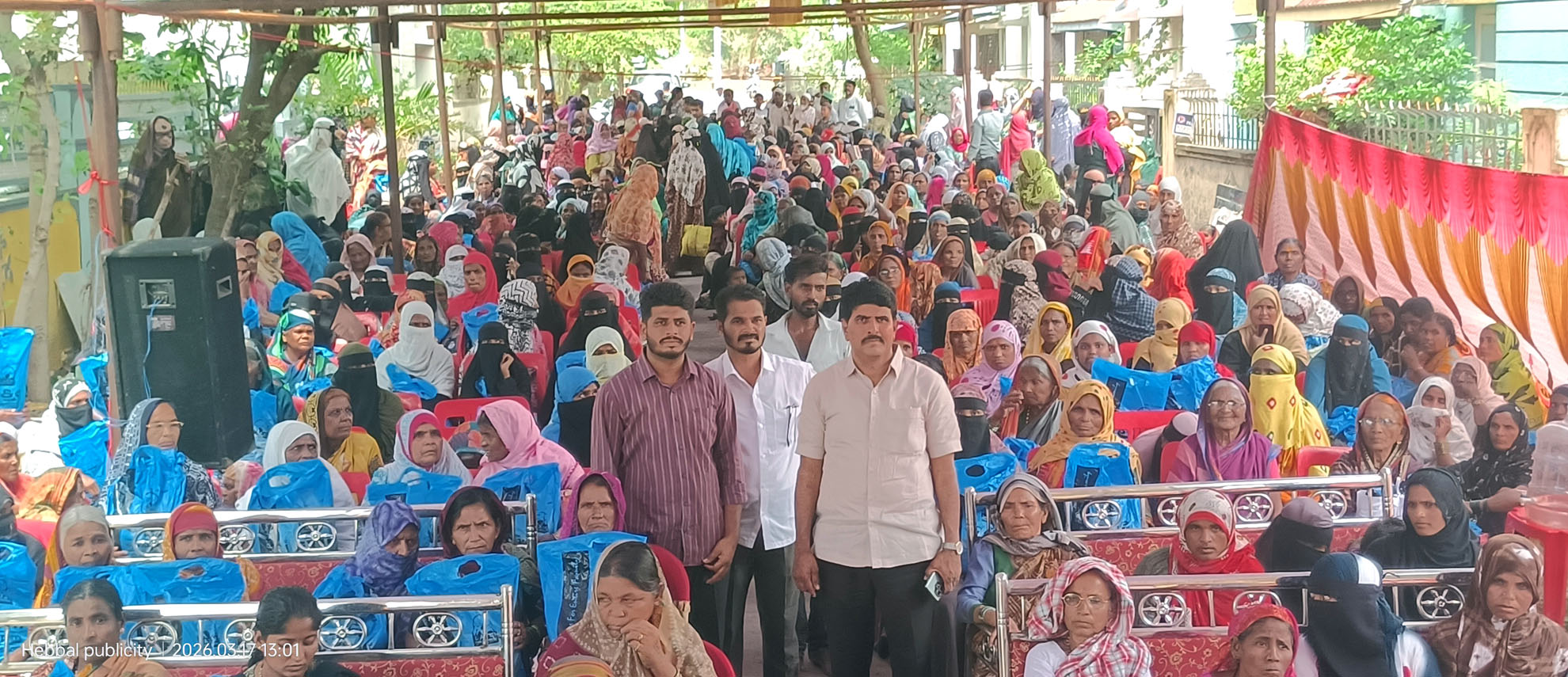 ಸೌಹಾರ್ದತೆ ಮೆರೆದ ಮನಿಯಾರ್ :                                          ಹಬ್ಬದ ಸಮಯಗಳಲ್ಲಿ ಬಡವರಿಗೆ ನೆರವಾಗಿ-ಸಿಪಿಐ ಫಸಿವುದ್ದೀನ್