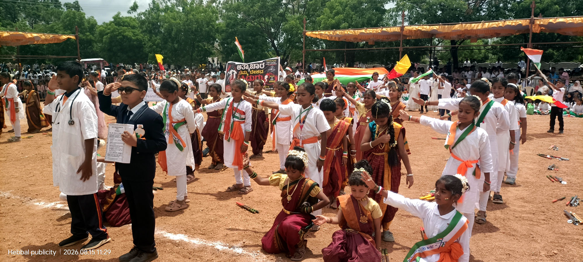 ಮುದ್ದೇಬಿಹಾಳದಲ್ಲಿ ಸಂಭ್ರಮದ 80ನೇ ಸ್ವಾತಂತ್ರ್ಯೋತ್ಸವ; ಬರಗಾಲದ ಹೆಸರಿನಲ್ಲಿ ಜನರ ದಾರಿ ತಪ್ಪಿಸುವ ಹುನ್ನಾರ-ಸಿ.ಎಸ್.ನಾಡಗೌಡ