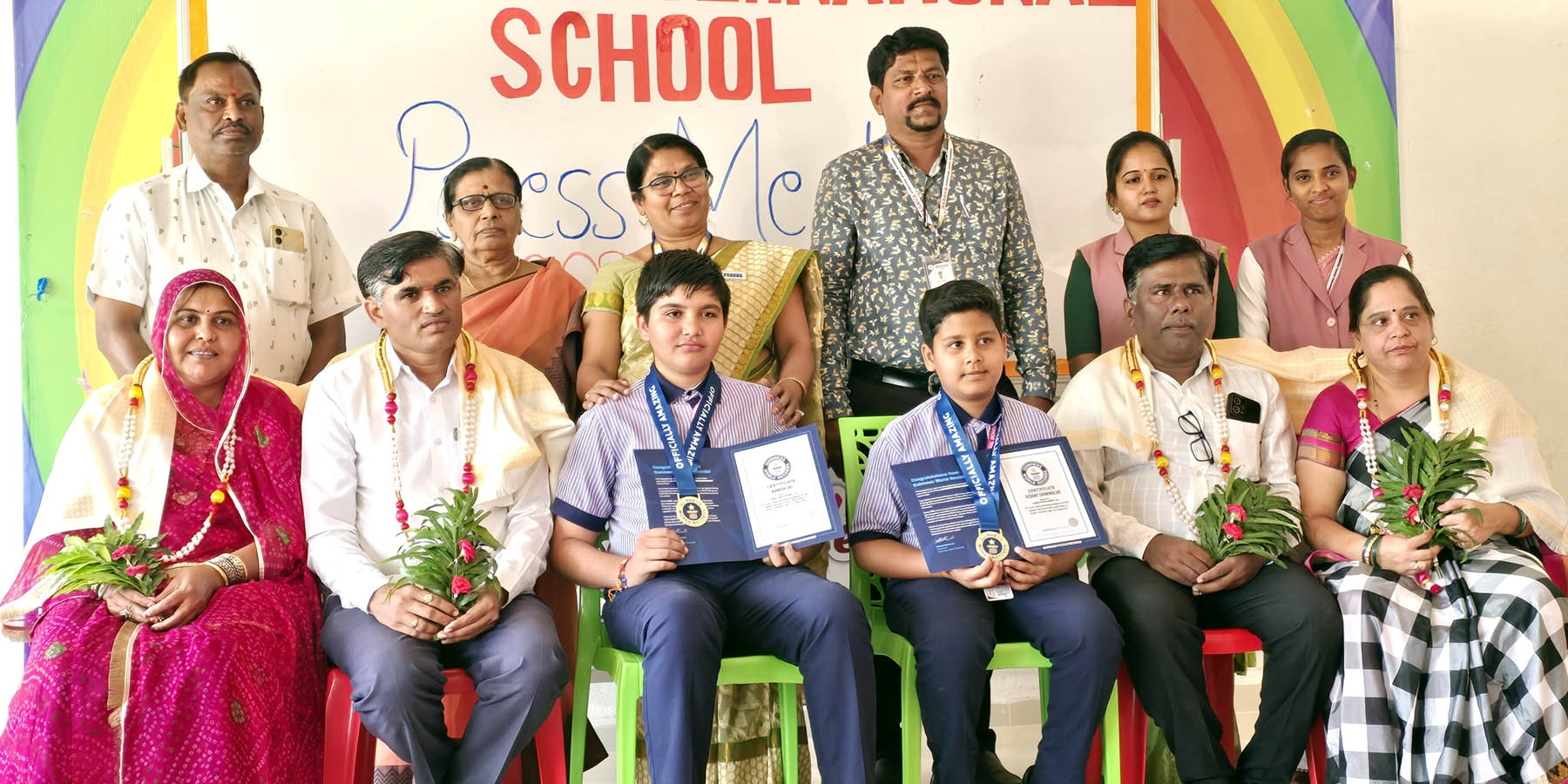 ಬಸವ ಇಂಟರನ್ಯಾಷನಲ್ ಸ್ಕೂಲ್ ಮಕ್ಕಳಿಂದ ವಿಶ್ವದಾಖಲೆ…!