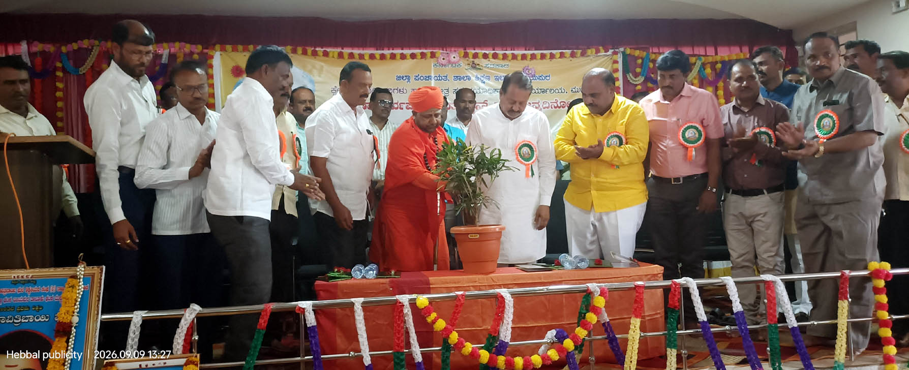 ತಾಲ್ಲೂಕು ಮಟ್ಟದ ಶಿಕ್ಷಕರ ದಿನಾಚರಣೆ:                            ಜಾಣರನ್ನು ಜಾಣರನ್ನಾಗಿ ಮಾಡುವುದು ದೊಡ್ಡದಲ್ಲ-ನಾಡಗೌಡ